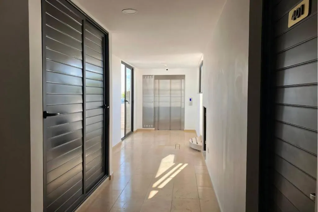 アパート Menesse 38 Studio King Bed Roof Pool Playa Center プレヤデルカーメン